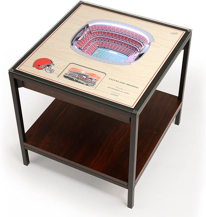 YouTheFan NFL 25-Layer StadiumViews Lighted End Table