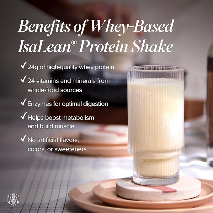 IsaLean Protein Shake Complete Superfood Meal Replacement for Maintaining Healthy Weight and Lean