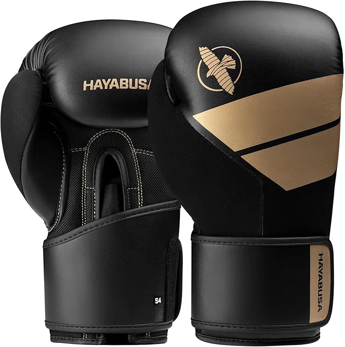Hayabusa S4 PU Leather Boxing Gloves for Men, Women & Kids, 10oz, 12oz, 14oz, 16oz, Training