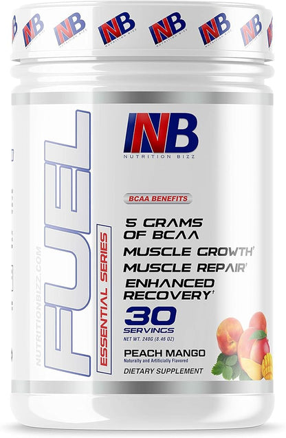 BCAA Powder, 5 Grams of BCAAs Amino Acids, Post Workout Recovery Drink for Muscle Building