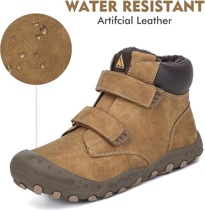 Mishansha Kids Hiking Boots Toddler Girls Boys Hiking Shoes Water-Resistant Anti-Collision Non-Slip