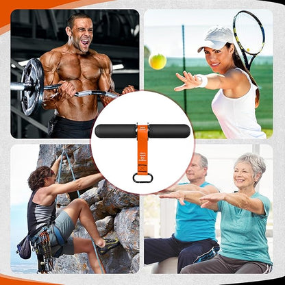 FitBeast Forearm Strengthener & Forearm Exerciser, Wrist Roller with Thicker Handle, Forearm