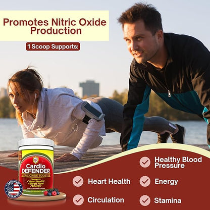 Nitric Oxide Booster Powder ??L-Arginine 5,200mg + L-Citrulline 1,200mg ??Heart Health Drink Mix