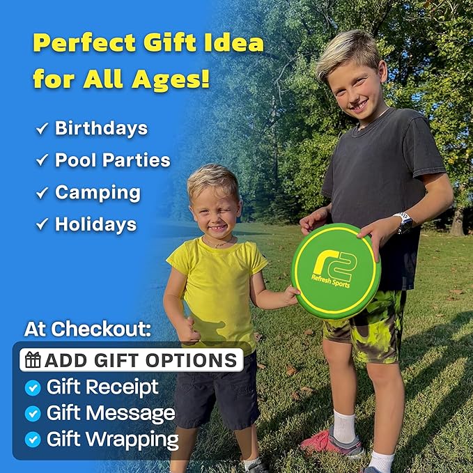 Soft Flying Disc – Fun Outdoor Toy for Kids, Teens & Adults – Easy to Catch - Fun Christmass Gifts