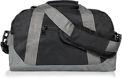 DALIX 14" Small Duffle Bag Two Toned Gym Travel Bag