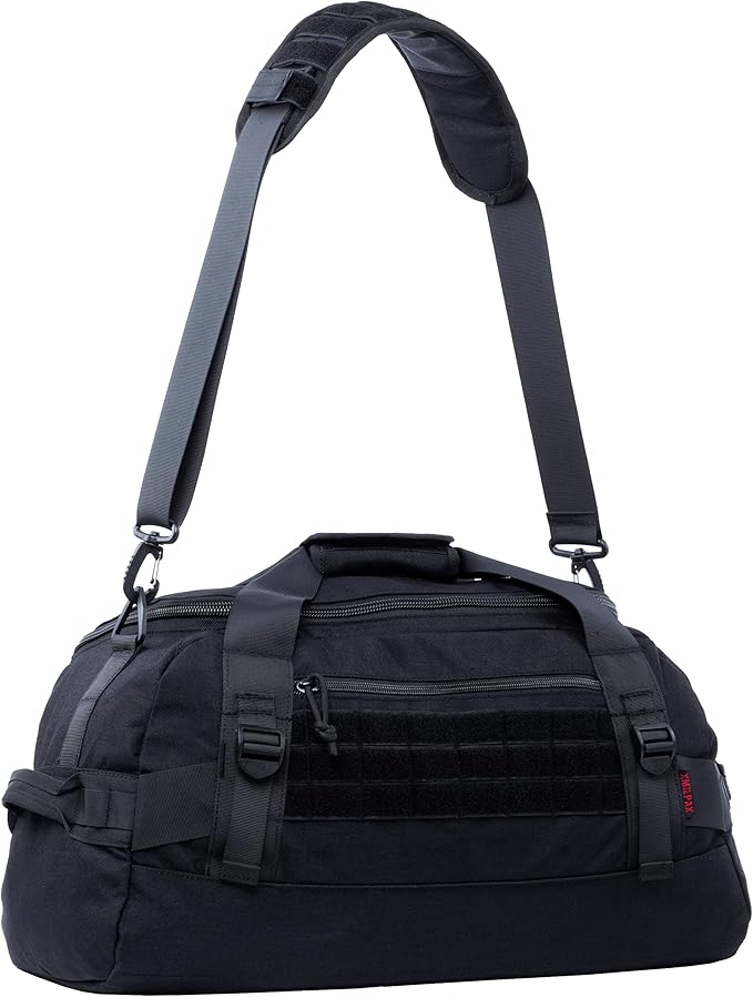 Tactical Duffle Bag MOLLE Gear Bag Carry on Travel Weekend Duffel Bag. Ideal for Hunting, Shooting