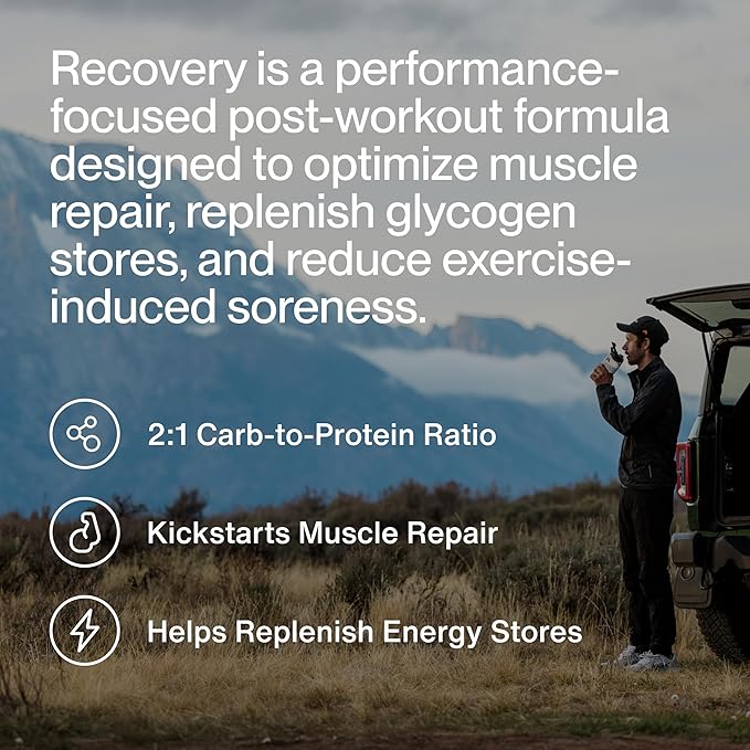 Momentous Recovery Grass-Fed Whey Protein Powder - 20 g Post-Workout Whey Isolate Protein - NSF