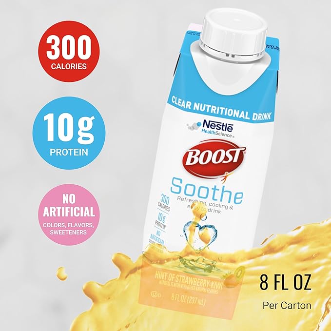 BOOST Soothe Clear Nutritional Drink ??Cooling sensation - 300 Calories - 10 g Protein from Whey