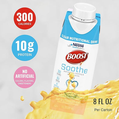 BOOST Soothe Clear Nutritional Drink ??Cooling sensation - 300 Calories - 10 g Protein from Whey