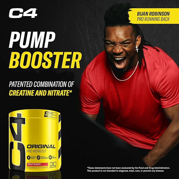 Cellucor C4 Original Pre Workout Powder Fruit Punch | Vitamin C for Immune Support | Sugar Free