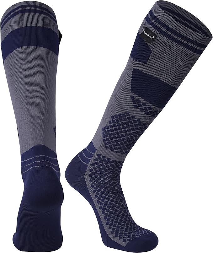 RANDY SUN Waterproof Skiing Socks, [SGS Certified] Unisex Knee High Breathable Hiking Trekking Sock