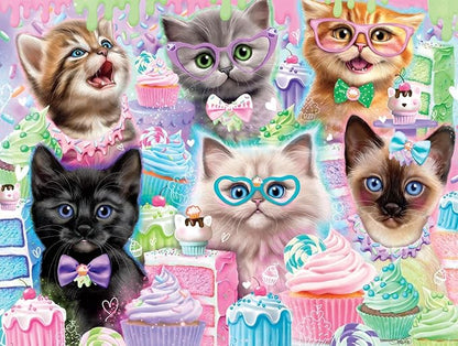 Buffalo Games - Sheena Pike - Cupcake Kittens - 750 Piece Jigsaw Puzzle for Adults -Challenging