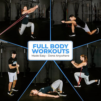 Pull Up Assistance Resistance Bands - Long Loop Power Bands for Men and Women - Strength Power