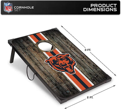 Wild Sports NFL 2' x 3' MDF Deluxe Cornhole Set - with Corners and Aprons
