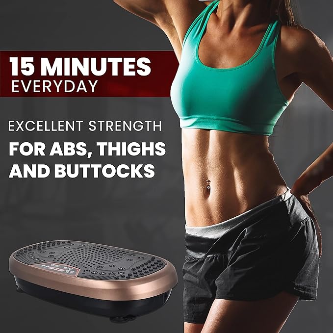 EILISON FitMaxx 3D XL Vibration Plate Exercise Machine - Whole Body Workout Vibration Platform