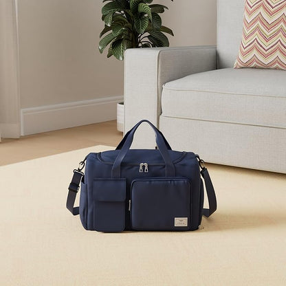 FIORETTO Women's Gym Duffle Bag with Shoes Compartment, 37L Capacity, Ideal for Travel, Gym