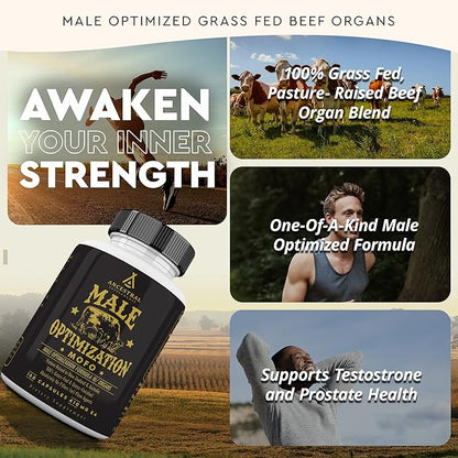 Ancestral Supplements Mofo, Supplements for Men, Support for Energy Levels and Overall Men's Health