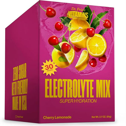 Dr. Price’s Electrolyte Mix | Sugar-Free Hydration Powder with 72+ Trace Minerals | No Sugar