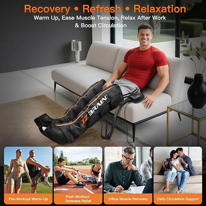Sequential Air Compression Recovery System : Professional Sequential Compression Boots for Fast