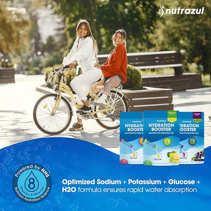 nutrazul Hydration Booster | Supports Rapid Hydration | Electrolyte Enriched Mix | No Artificial