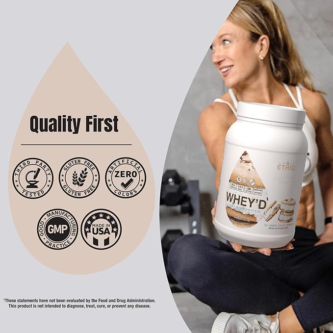 Whey'd Protein Powder, 25 G Whey Protein Blend with Concentrate, Isolate & Hydrolysate, Low Lactose