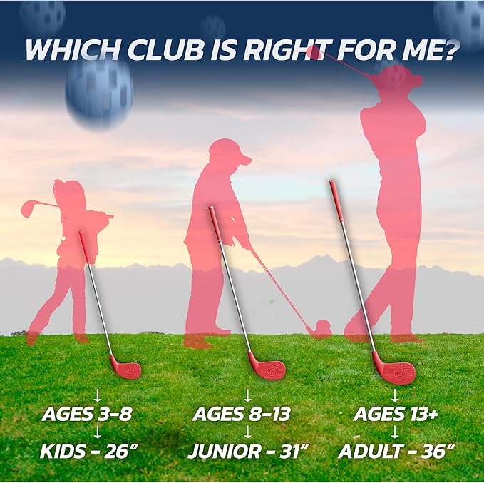 BucketGolf Club - Backyard Outdoor Golf Club with Oversize Club Head to Play BucketGolf, Hit