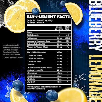 HOSSTILE SILO[9] Essential Amino Acids, EAA & BCAA Powder, Electrolyte Hydration Support, Enhance