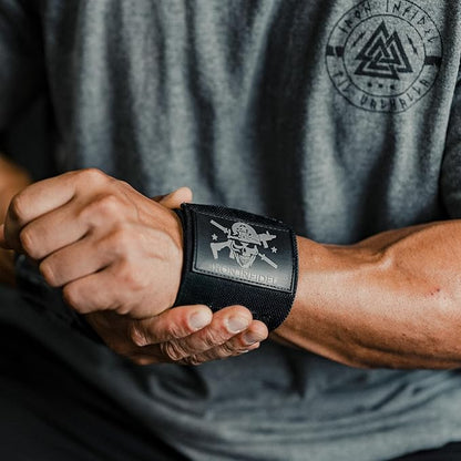 Iron Infidel Wrist Wraps for Weightlifting - 18" and 24" Heavy Duty Support for Working Out, Gym