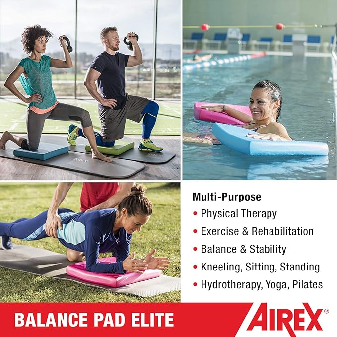 AIREX Balance Pad ??Stability Trainer for Balance, Stretching, Physical Therapy, Exercise
