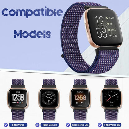 Tiptops 3 Pack Bands Compatible with Fitbit Versa 2/Fitbit Versa/Versa Lite/Versa SE for Women Men