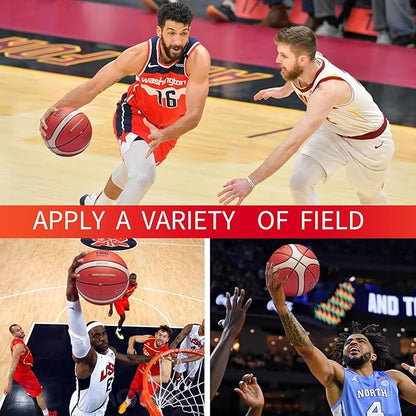 Training Soft Touch Rubber and Faux Leather Fighting Basketball, High Bounce Indoor Outdoor