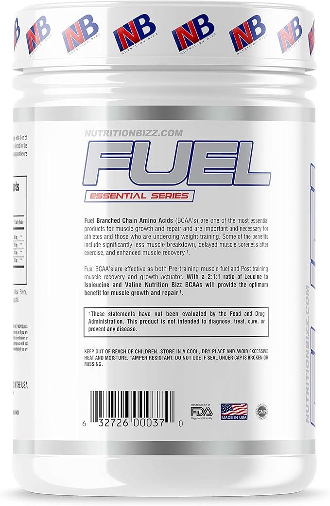 BCAA Powder, 5 Grams of BCAAs Amino Acids, Post Workout Recovery Drink for Muscle Building
