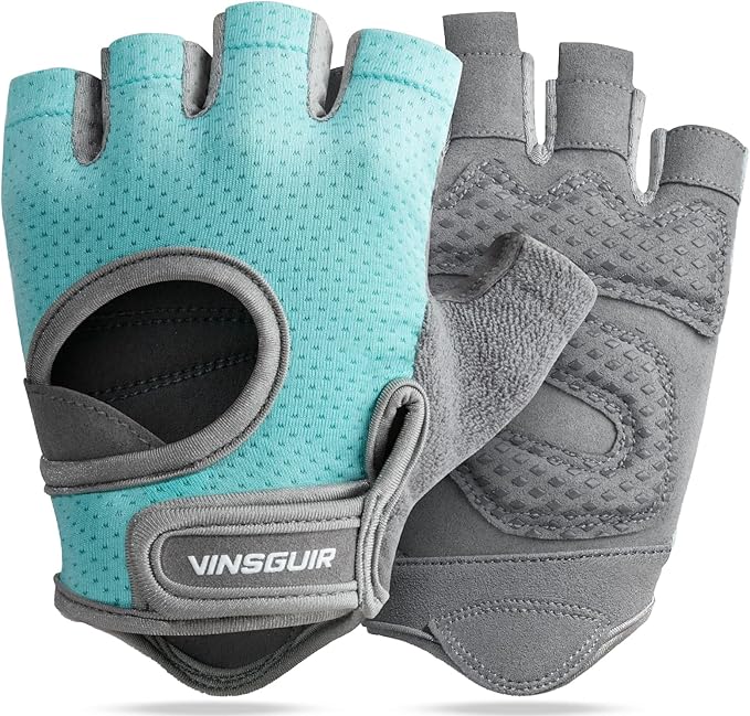 VINSGUIR Workout Gloves for Women and Men, Breathable Weight Lifting Gloves for Gym Exercise