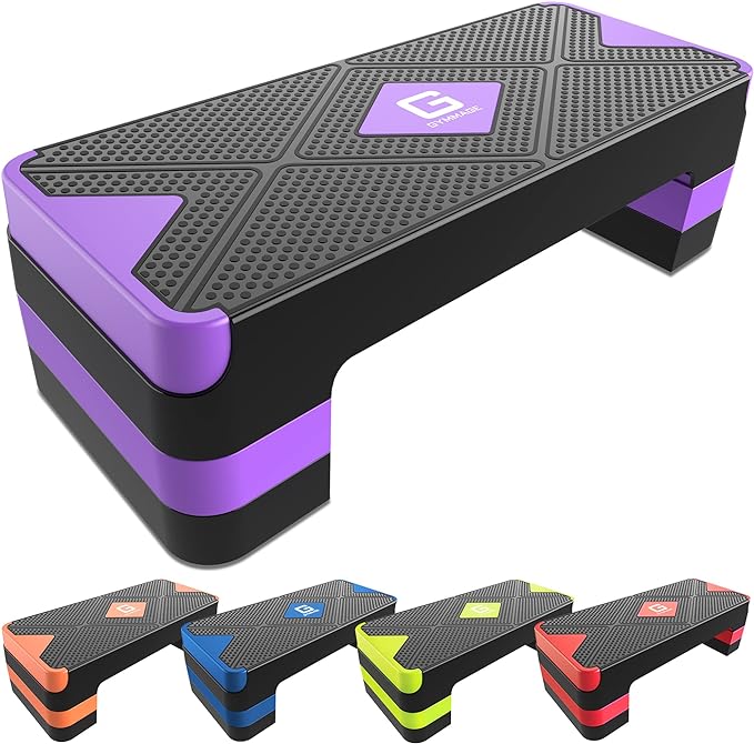 Aerobic Exercise Step, Adjustable Aerobic Stepper for Exercise, Workout Step Platform for Step Up