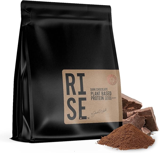 Dark Chocolate Protein Powder for Women & Men, Easy to Digest, Smooth & Creamy Dark Chocolate Plant