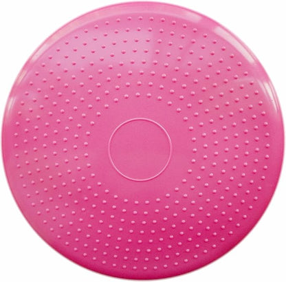 AppleRound Inflated Wobble Cushion with Hand Pump, Air Stability Board (Extra Thick), Core Balance