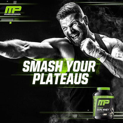 MusclePharm Combat 100% Whey Protein Powder, Cookies ?˜N??Cream Flavor, Fast Recovery & Muscle Gain