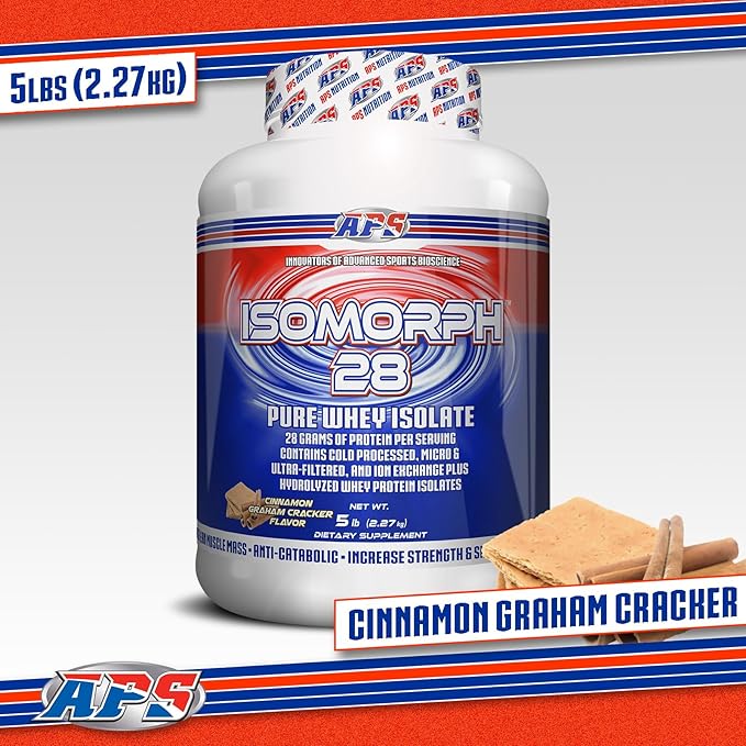 APS Nutrition Isomorph 28 Protein Powder | Pure Whey Isolate | Cold Pressed, Ultra- Filtered, & Ion