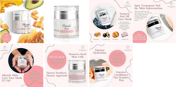 Hydrating Face Mask with Beeswax, Avocado Oil, Pumpkin, and More ??Gently Removes Dead Skin Cells
