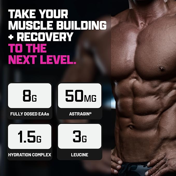 Nutrex Research EAA Hydration | EAAs + BCAA Powder | Muscle Recovery, Strength, Muscle Building