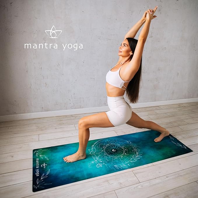 Mantra Yoga Travel PRO 1.5mm - Foldable Fitness & Exercise Mat with Bag | Lightweight, Compact &
