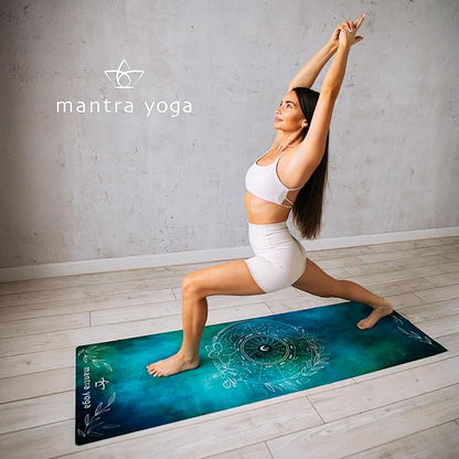Mantra Yoga Travel PRO 1.5mm - Foldable Fitness & Exercise Mat with Bag | Lightweight, Compact &