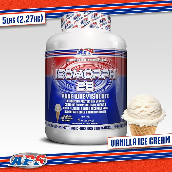 APS Nutrition Isomorph 28 Protein Powder | Pure Whey Isolate | Cold Pressed, Ultra- Filtered, & Ion