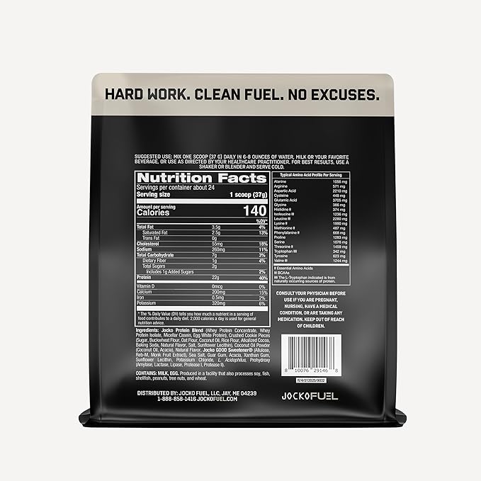 Jocko Fuel Mölk Whey Protein Powder - Keto, Probiotics, Digestive Enzymes, Amino Acids, Low Sugar