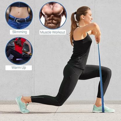 TechStone Resistance Bands Set for Men and Women, Pack of 5 Different Levels Elastic Band for Home