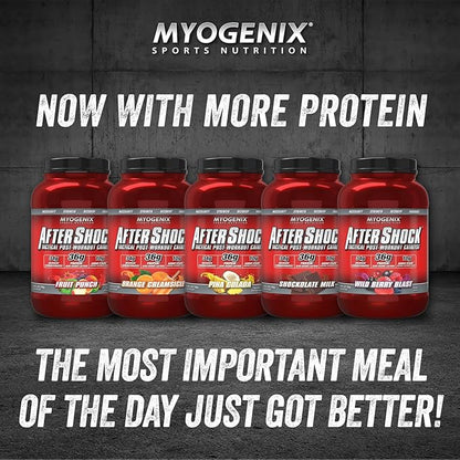 Myogenix Aftershock Post Workout ??Muscle Growth Whey Protein Powder ??Speeds Up Muscle Growth and
