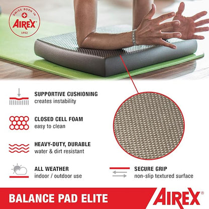 AIREX Balance Pad ??Stability Trainer for Balance, Stretching, Physical Therapy, Exercise