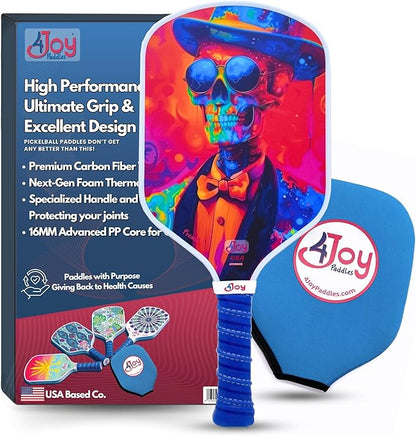 4Joy Pickleball Paddle Premio Series - Thermoformed Premium T700 Carbon Fiber Pickleball Paddless