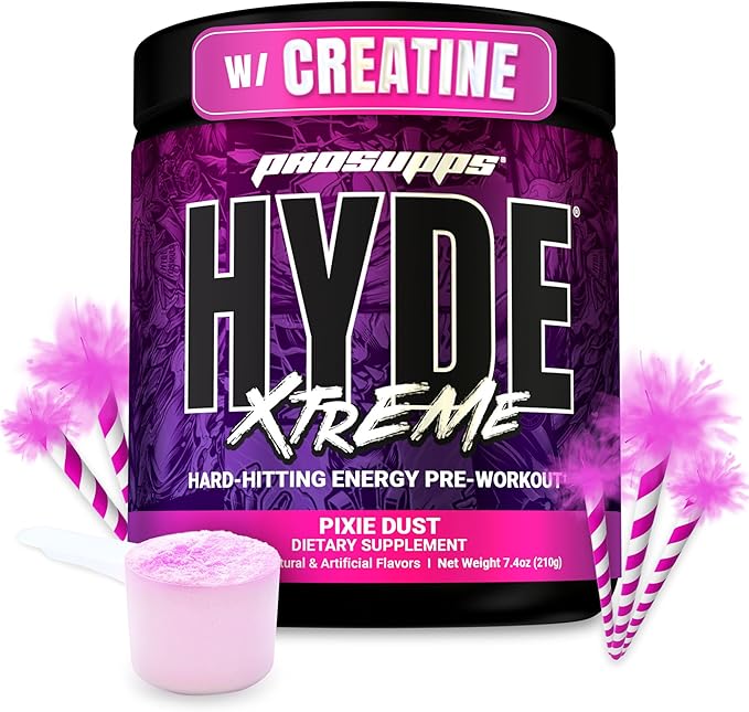 PROSUPPS Mr. Hyde Xtreme Pre Workout Powder with Creatine, Beta Alanine & Caffeine ??Extreme