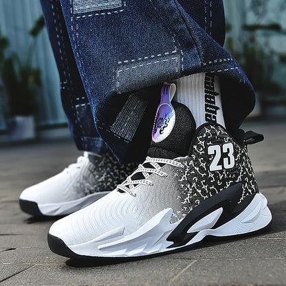 Boys Basketball Shoes Breathable Indoor Athletic Shoes Youth Outdoor Fashion Sneakers Comfortable